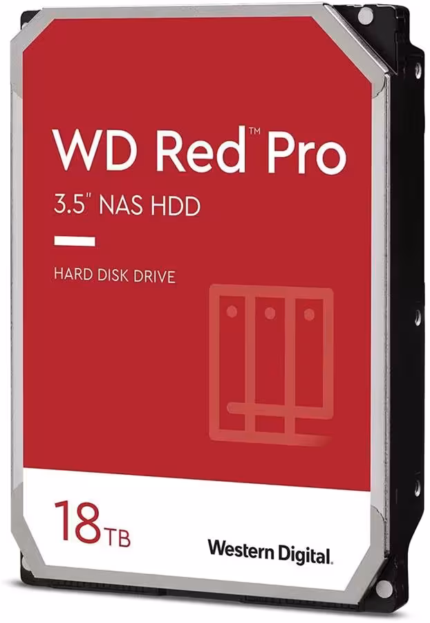 هارددیسک اینترنال وسترن دیجیتال مدل Red Pro با ظرفیت 18 ترابایت