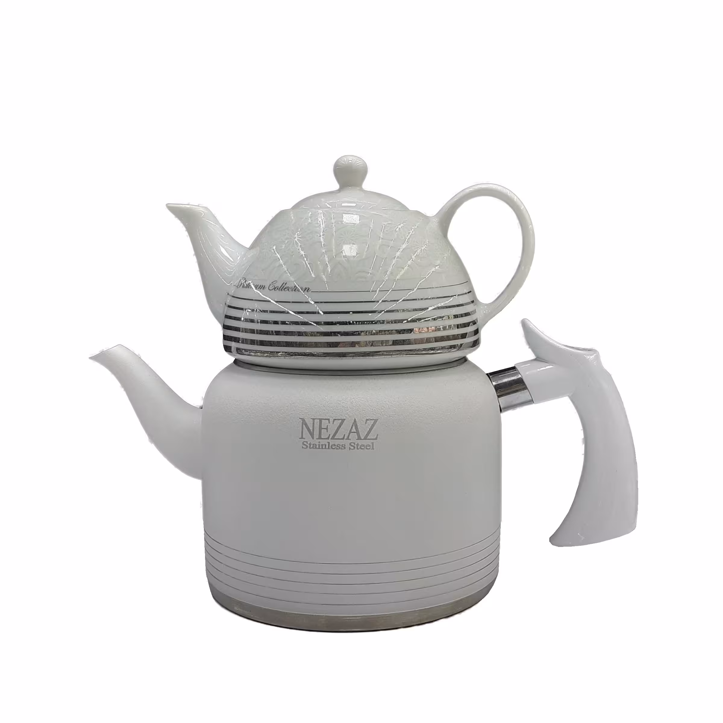 کتری و قوری 2/5 لیتر برند نزاز NEZAZ مدل 2406