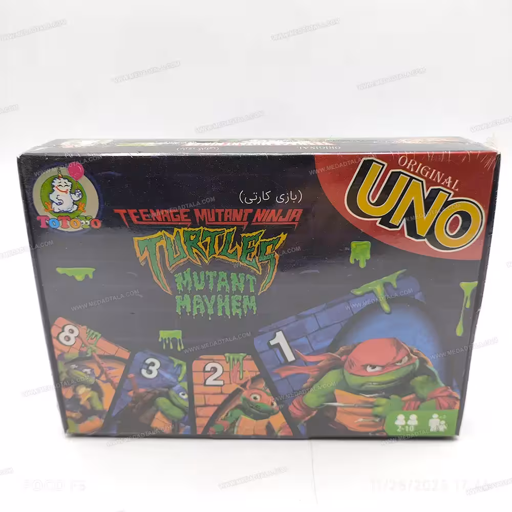 بازی اونو 112 کارتی طرح لاکپشت های نینجا – توتویو