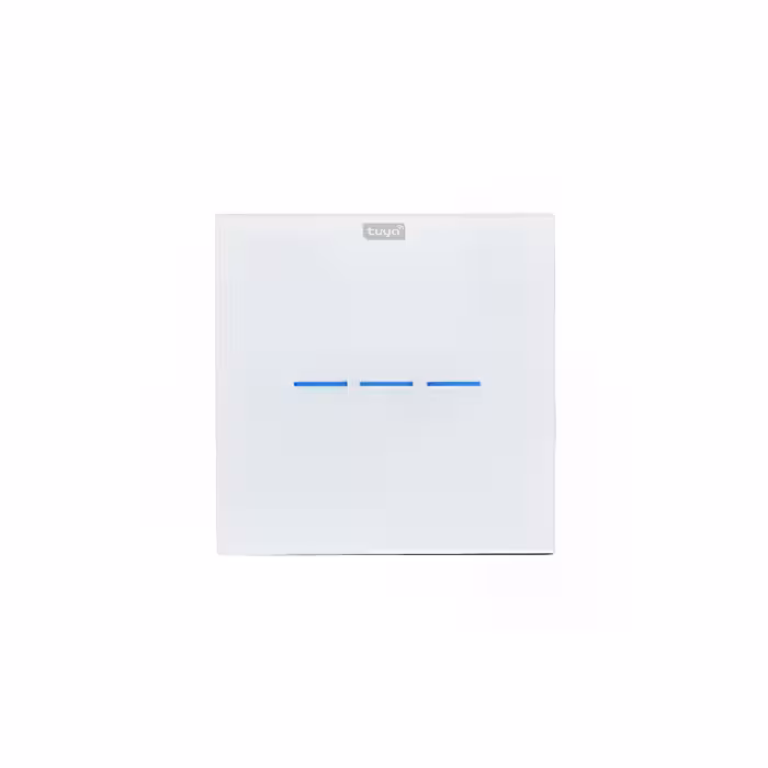 کلید هوشمند تویا مدل سه پل طرح خط Wi Fi