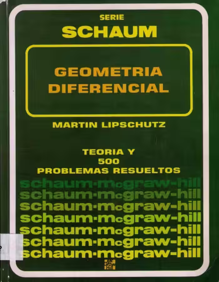 خرید و دانلود نسخه کامل کتاب Teoría y problemas de geometría diferencial