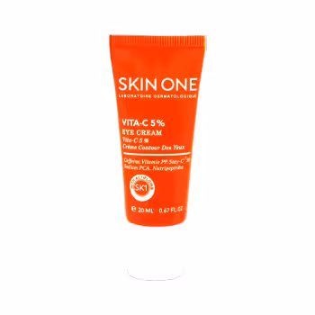کرم دور چشم ویتامین سی 5درصد اسکین وان (skin one) حجم 20 میلی لیتر