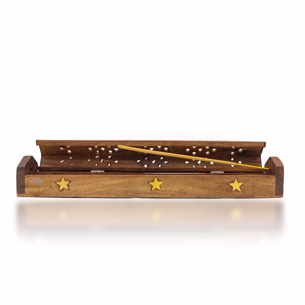 عود سوز دست ساز هندی – صندوقی سایز متوسط (جاعودی تابوتی)