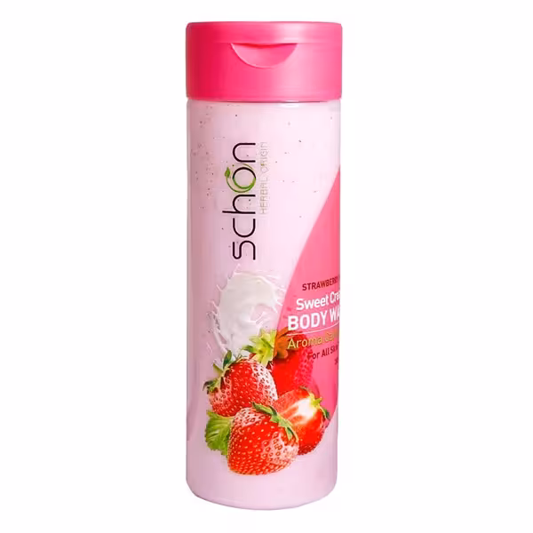 شامپو بدن شون مدل STRAWBERRY & MILK حجم 300 میلی لیتر