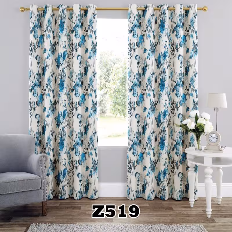 پرده سه بعدی طرح گل