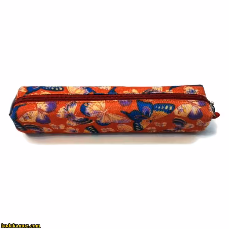 جامدادی تک زیپ طرح پروانه