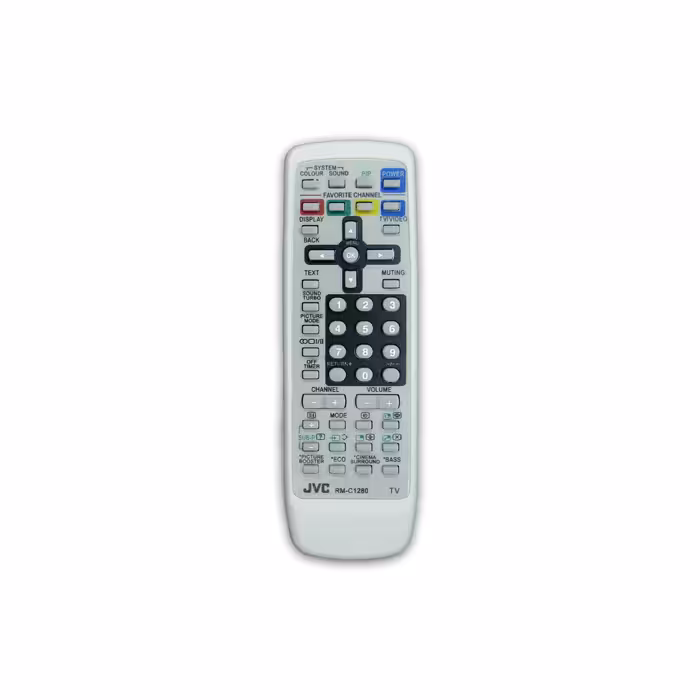 کنترل تلویزیون جی وی سی JVC مدل RM-C1280