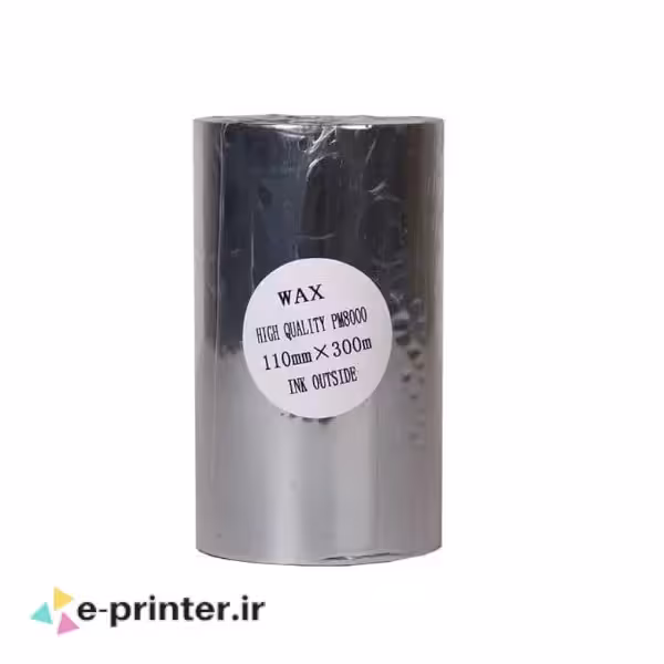 ریبون چاپ لیبل پرینتر WAX 110mm*300m