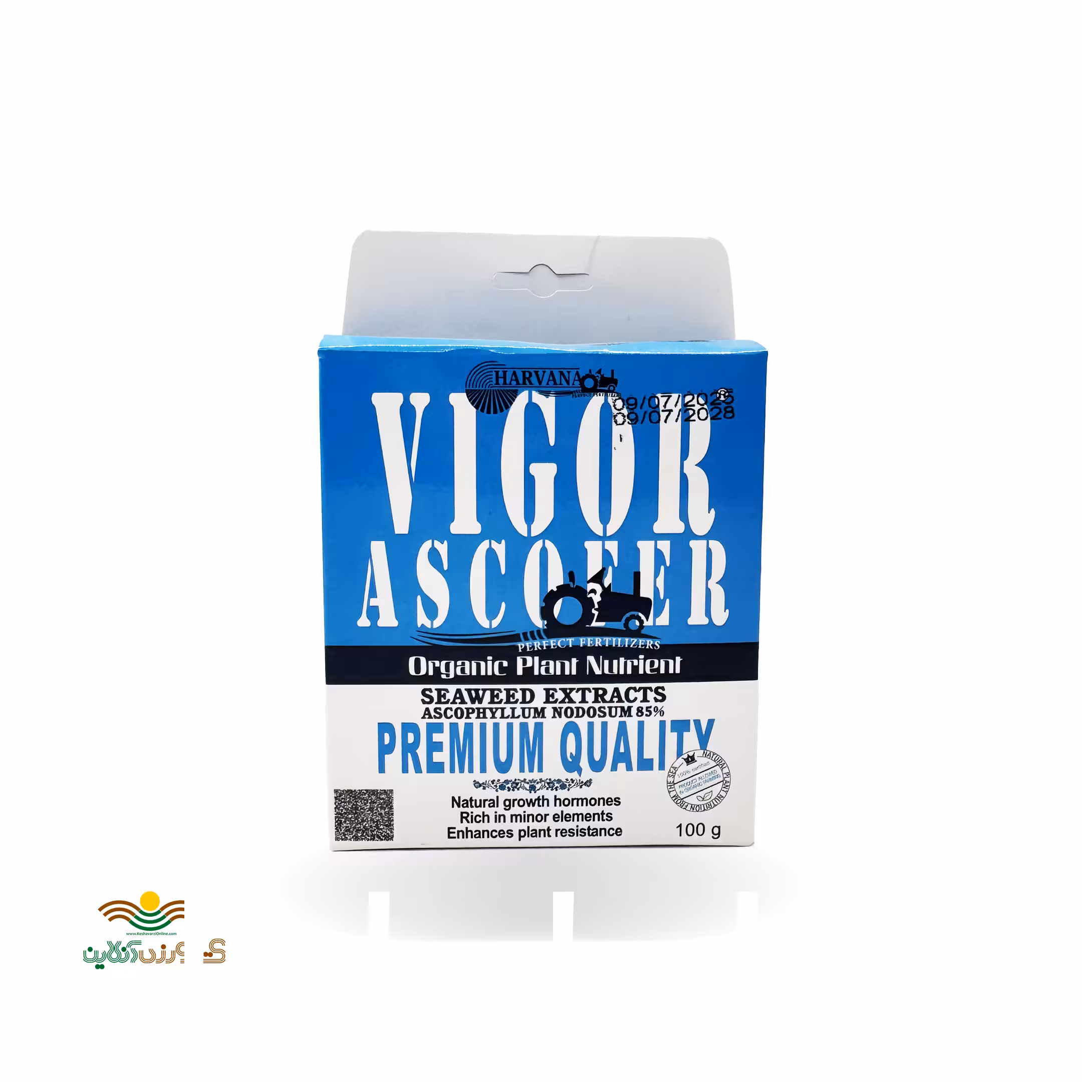 کود جلبک دریایی 85 درصد ویگور آسکوفر 100 گرمی هاروانا تحت لیسانس انگلستان