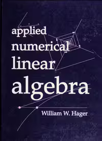 خرید و دانلود نسخه کامل کتاب Applied Numerical Linear Algebra BY Hager - Pdf