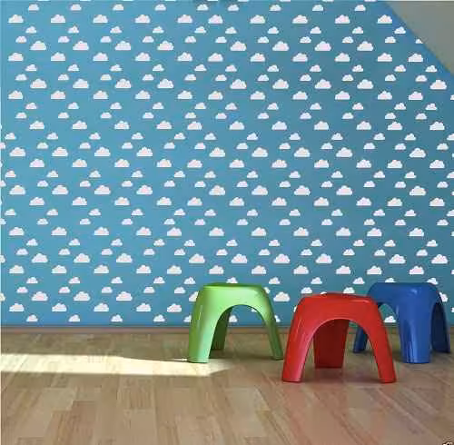 شابلون دیواری ابر کد 731