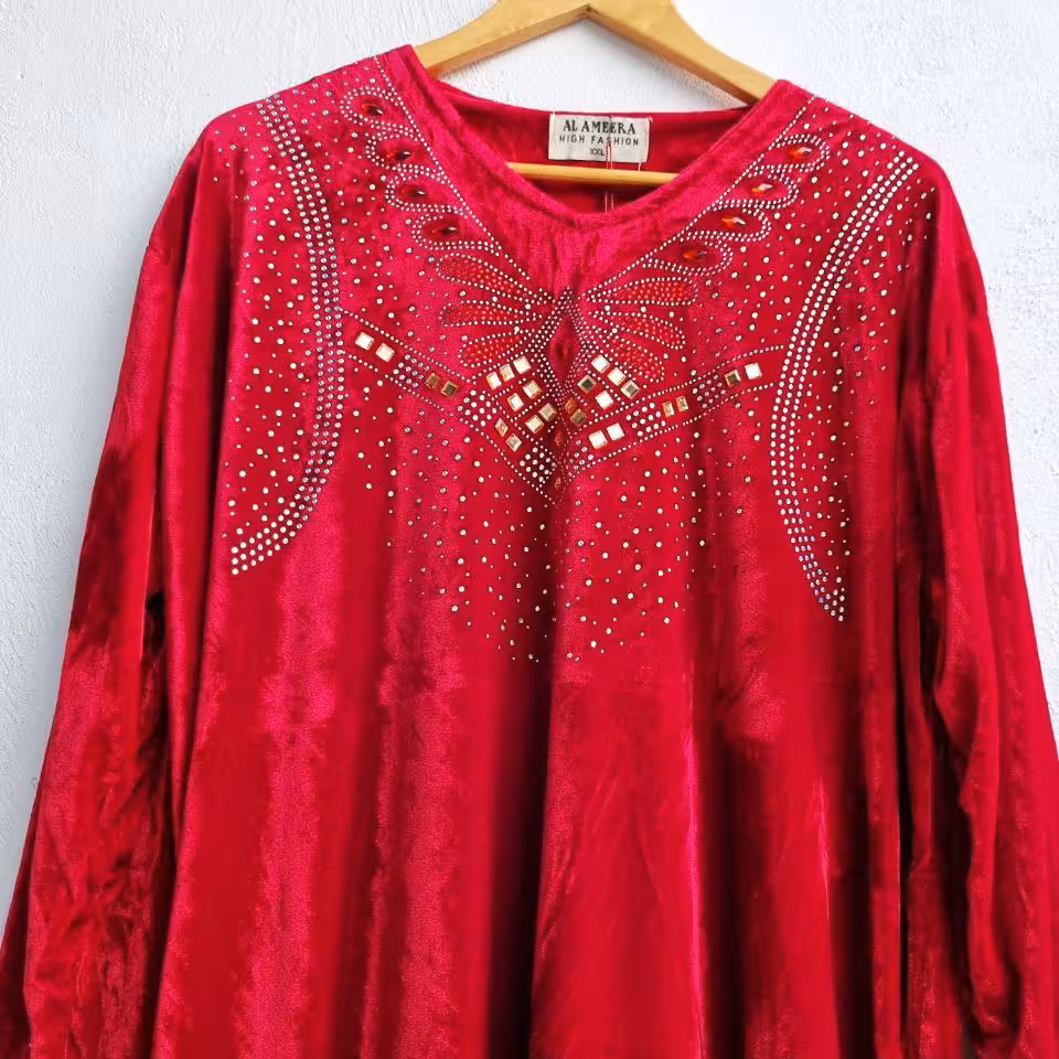  پیراهن زنانه ماکسی مخمل خارجی کد1