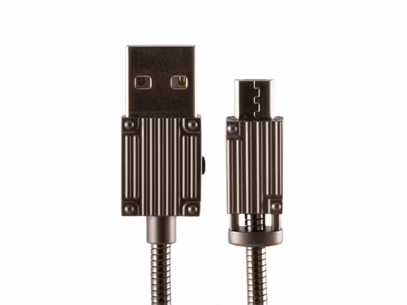 کابل شارژ یو اس بی به میکرو یو اس بی بدنه فلزی 1.5 آمپر یک متری ارلدام Earldom EC-047m Trolley Box