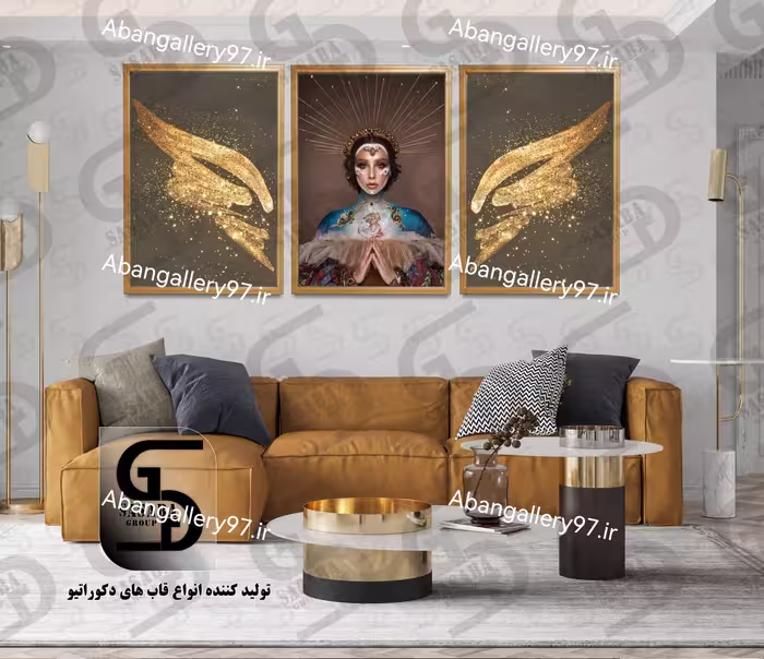 تابلو دکوراتیو سه تکه سایز 40 در 60