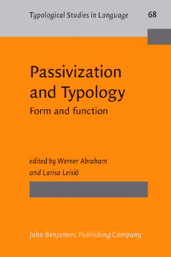 خرید و دانلود نسخه کامل کتاب Passivization and Typology: Form and Function