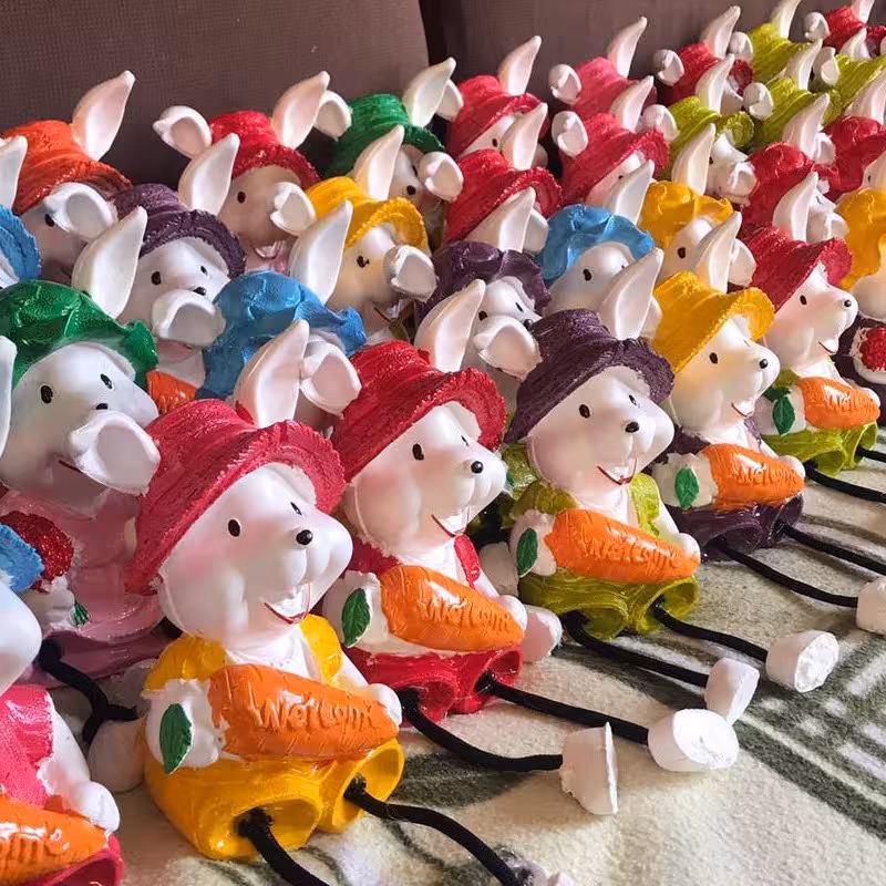 نماد سال-نمادسال- دکوری نماد سال - نماد سال - مجسمه نماد سال -مجسمه خرگوش -مجسمه