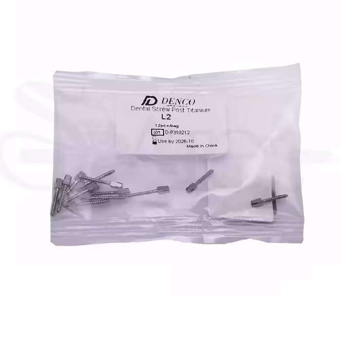 پین تیتانیوم تک سایز  Screw Post Titanium دنکو DENCO