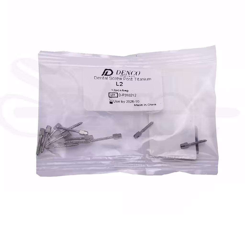 پین تیتانیوم تک سایز  Screw Post Titanium دنکو DENCO