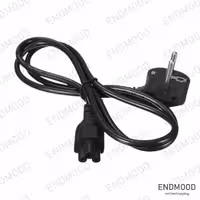 کابل برق سه پین آداپتور لپ تاپ کی نت پلاس 1.5 متر