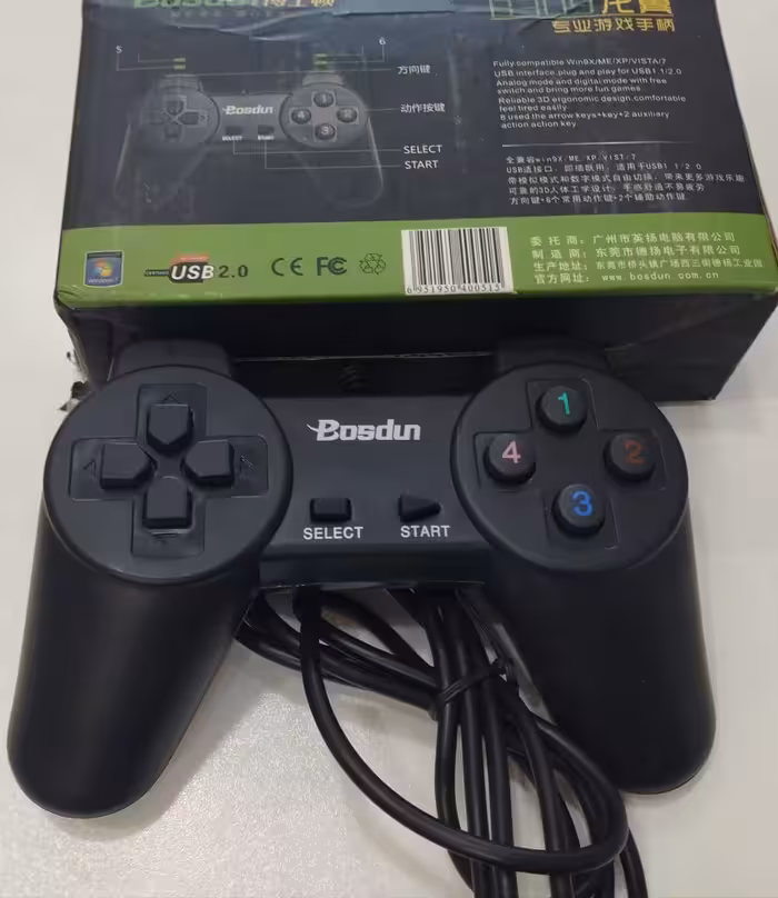 دسته بازی سیم دار گیمینگ Bosdun b309 | ژیوار مارکت - لپتاپ استوک، لوازم جانبی موبایل و کامپیوتر
