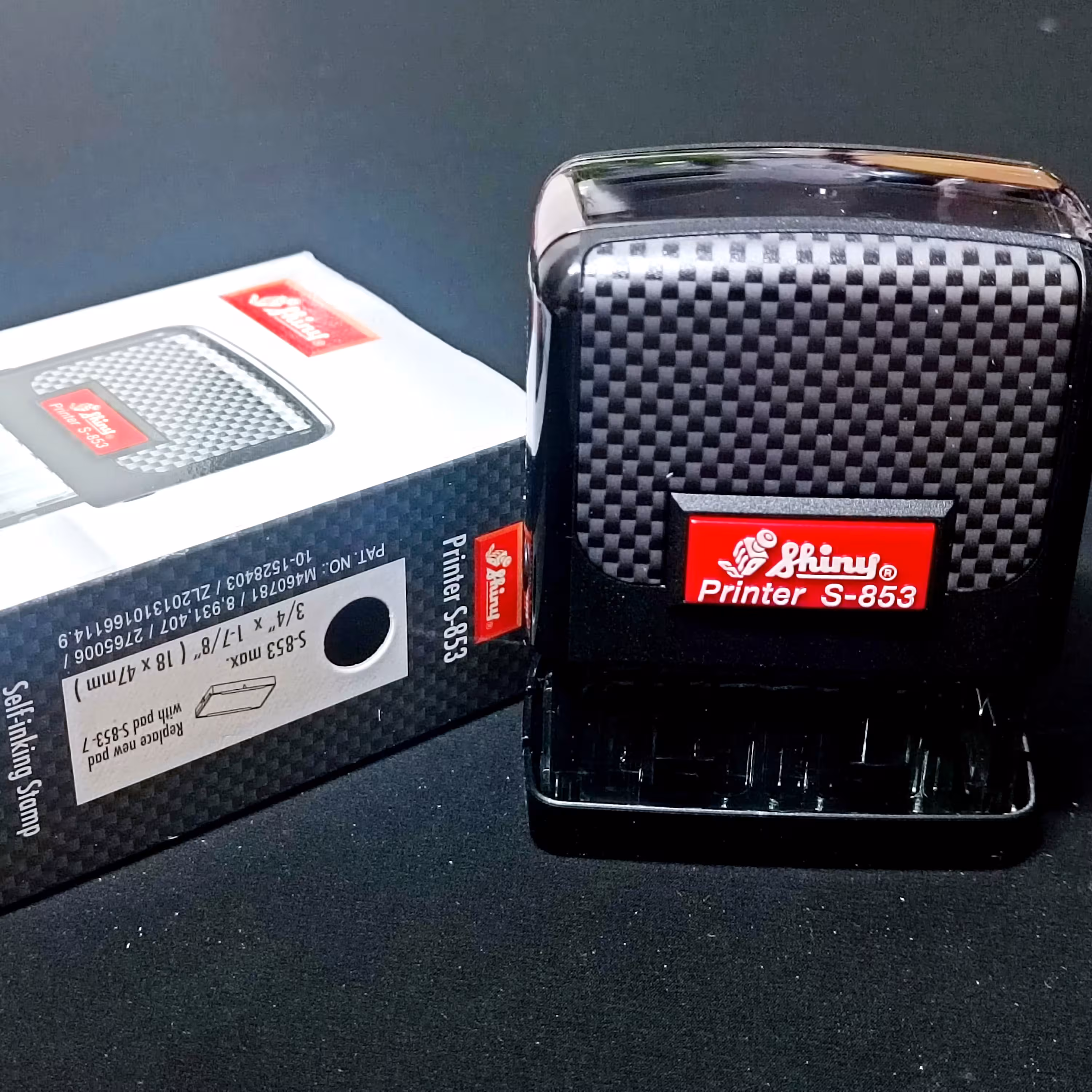 مهر ژلاتینی شاینی درپوش دار s853قیمت تمام مهر ها همراه ساخت ژلاتین