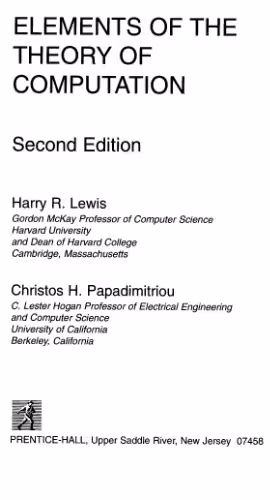 خرید و دانلود نسخه کامل کتاب Elements of the Theory of Computation