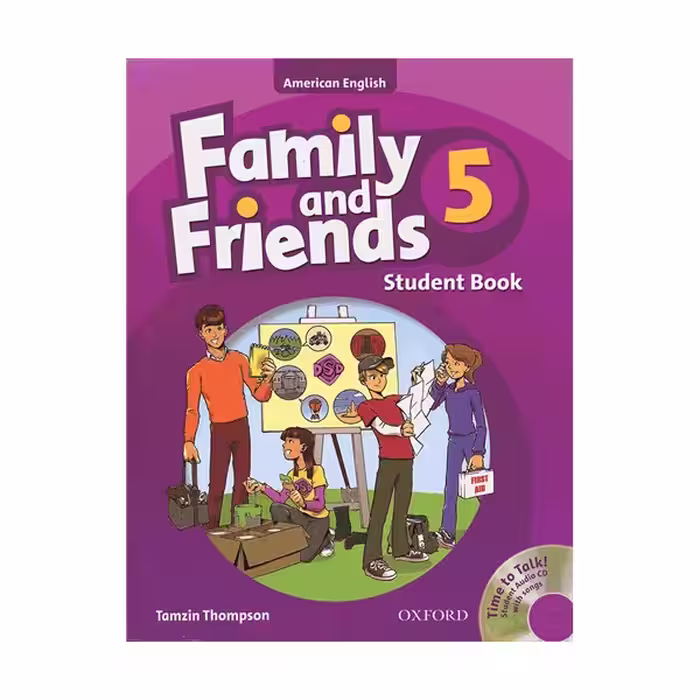 کتاب امریکن فمیلی اند فرندز پنج ویرایش قدیم American Family and Friends 5