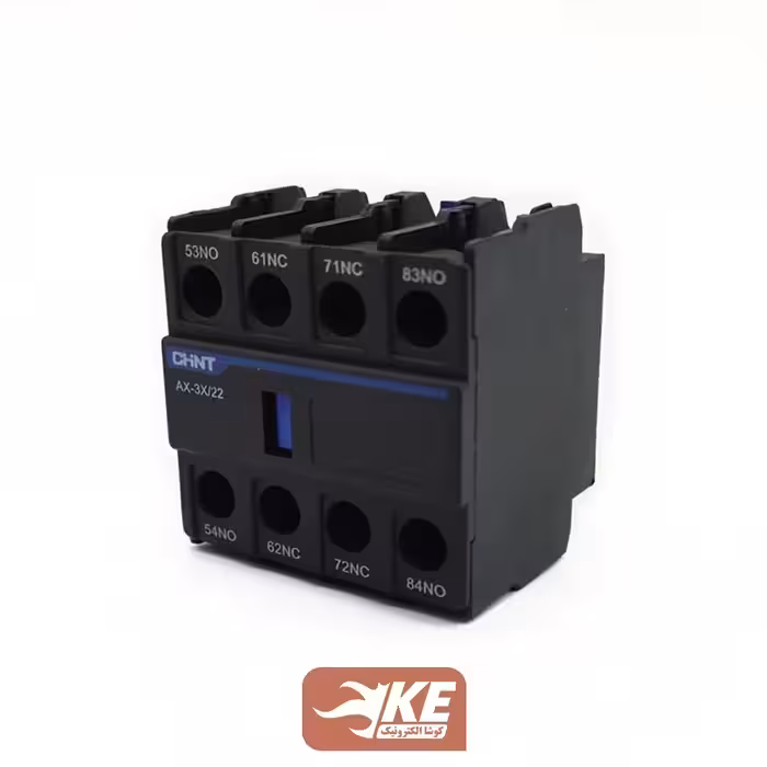 کنتاکت کمکی از بالا دوبل NO/NC مخصوص کنتاکتور سری NXC چینت مدل AX-3X/22