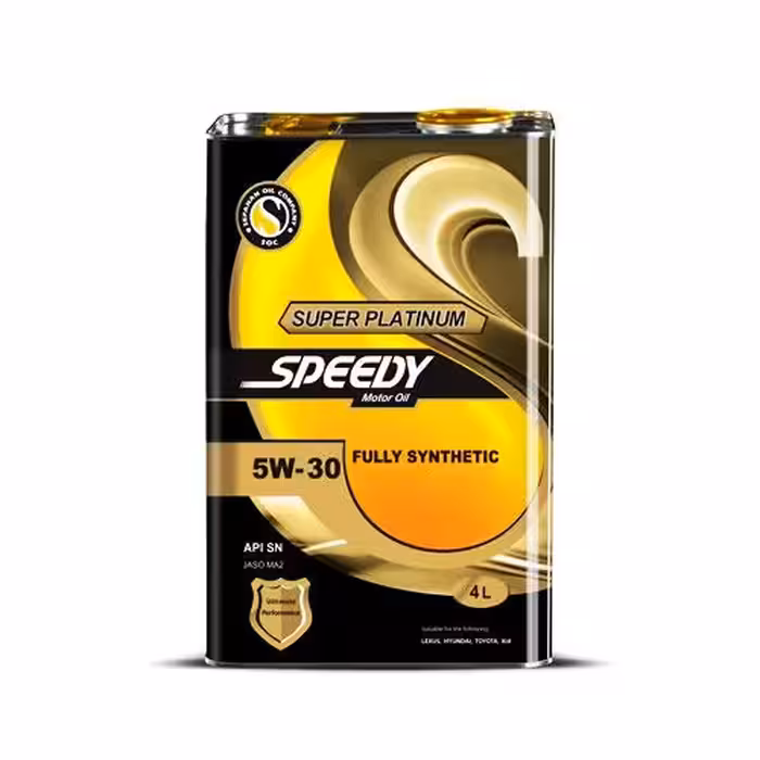 روغن موتور سپاهان مدل اسپیدی سوپر پلاتینیوم SN حجم 4 لیتر (5w-30)