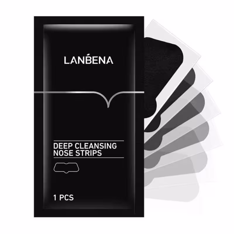 چسب بینی 1 عددی جوش سر سیاه لانبنا LANBENA مدل Deep cleansing