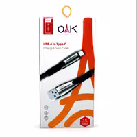 کابل شارژ کابل تبدیل USB به USB-C اوآک مدل K-189 طول 1 متر