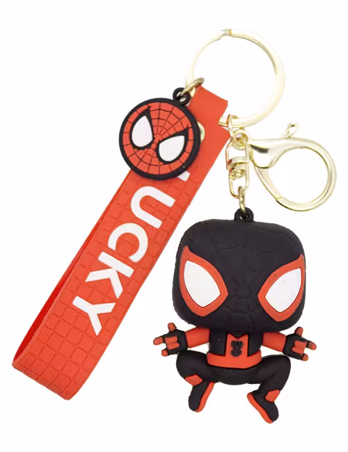 جاکلیدی سیلیکونی فانتزی طرح مرد عنکبوتی کد G