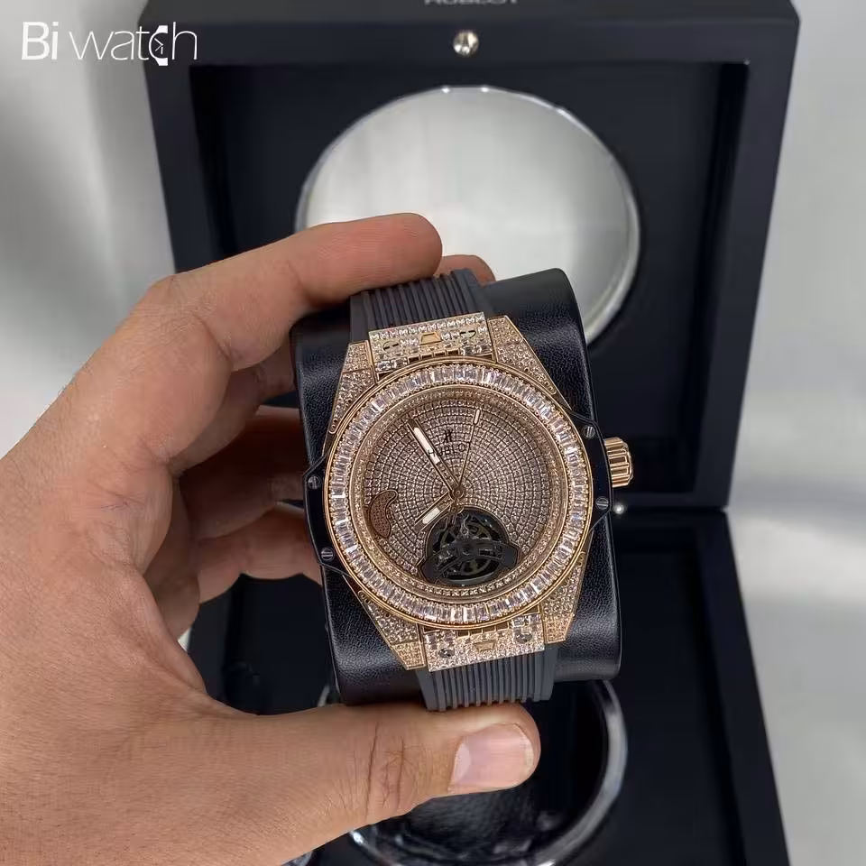 ساعت مچی مردانه  هابلوت مدل Hublot Diamonds 7892H