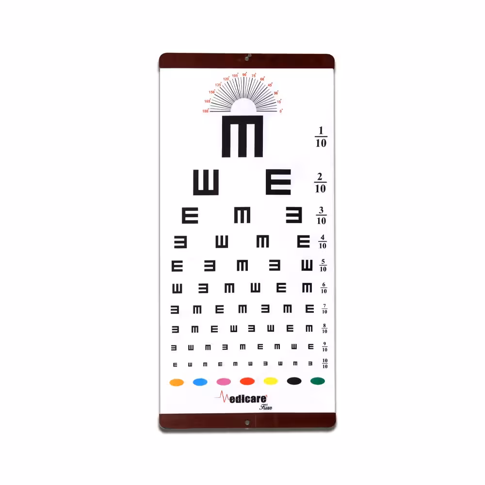 چارت بینایی سنجی پارچه ای مدیکر (medicare)