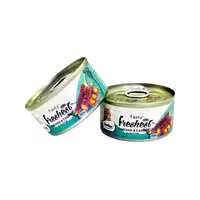 کنسرو گربه طعم مرغ و هویج برند Dentalight دنتالایت 60 گرمی
