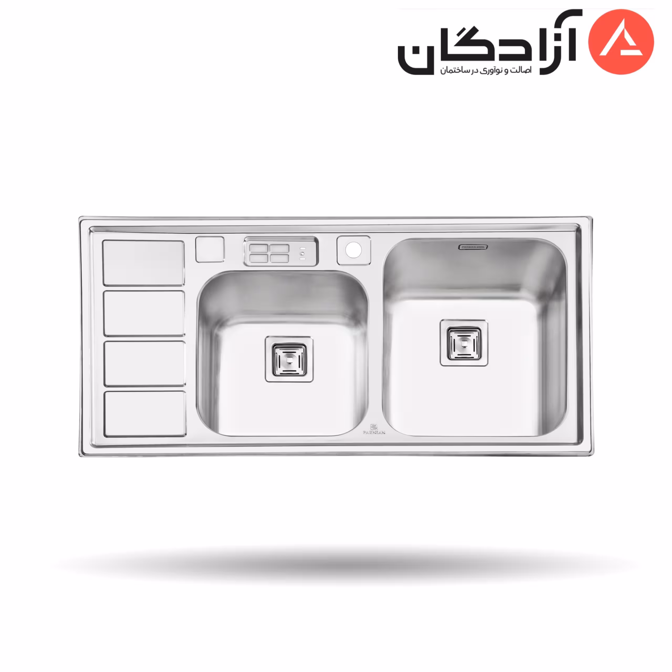 سینک فانتزی توکار پرنیان استیل PS1220