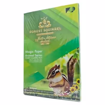 کاغذ جادویی 3 بعدی مدل سنجاب