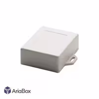 جعبه دیواری پلاستیکی الکترونیکی ABM104-A1 با ابعاد 22×50×60 میلی متر