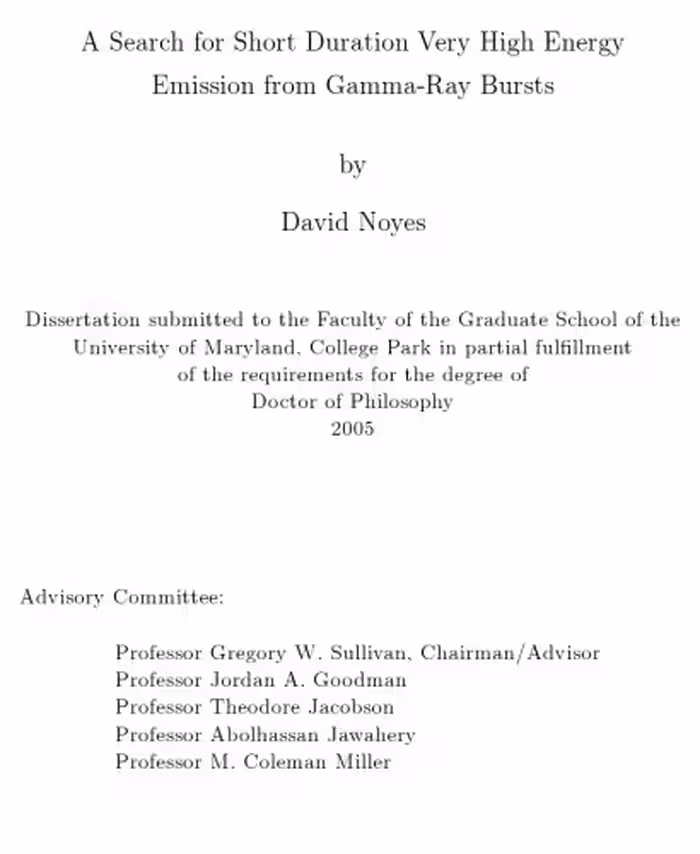 خرید و دانلود نسخه کامل کتاب Search for Short Duration Very High Energy Emission from Gamma-Ray Bursts. Dissertation