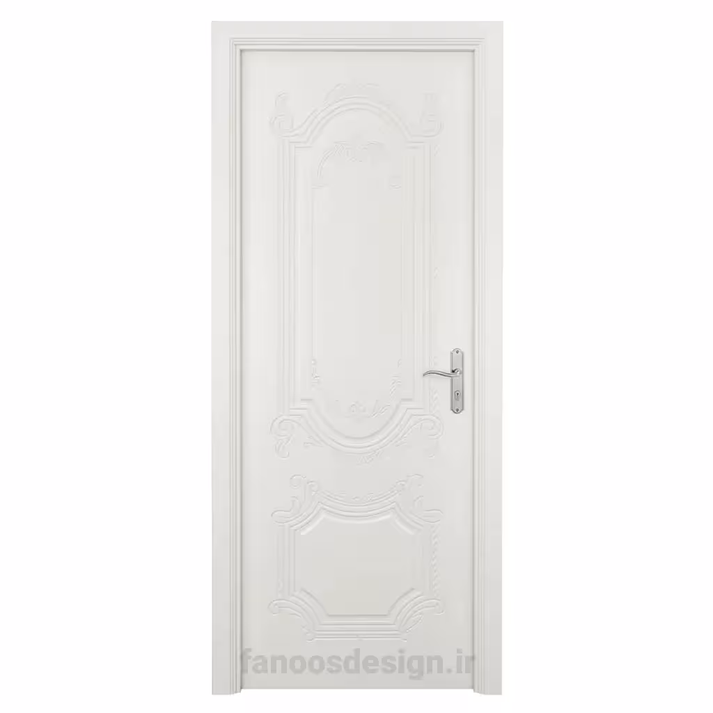 درب چوبی با طرح برجسته سلطنتی کد 30728