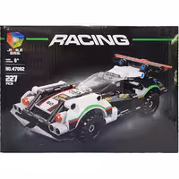 لگو ساختنی ماشین مسابقه ای کلاسیک سفید JIQILE مدل 47002 کد 2