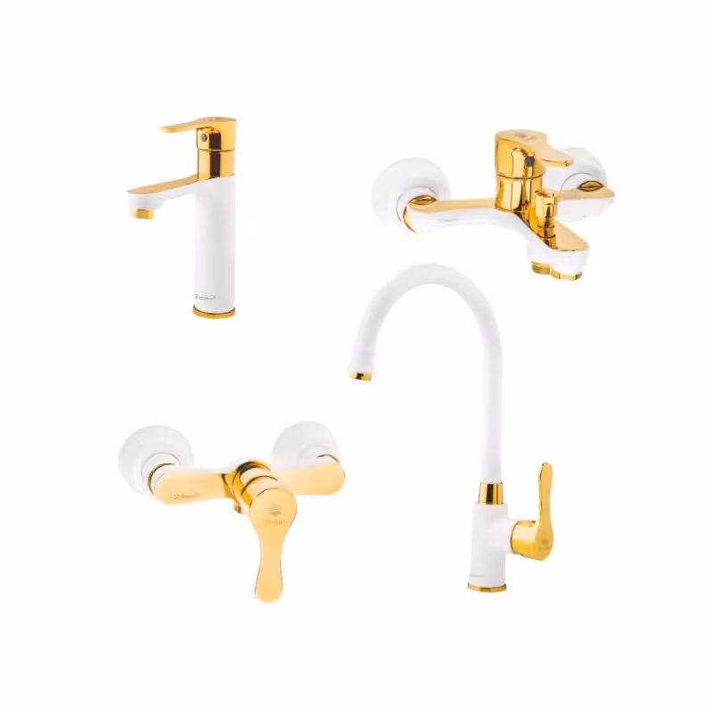 ست شیرآلات شیبه مدل رز