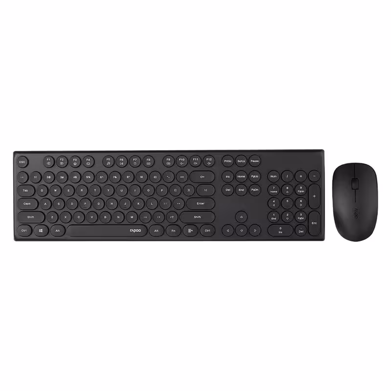 کیبورد و موس بی سیم رپو مدل X260، سوییچ ممبران، Full-Size | کالا مکس