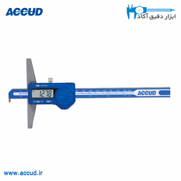 عمق سنج دیجیتال 30 سانتی متر لبه دار Accud (آکاد) مدل 173-012-11
