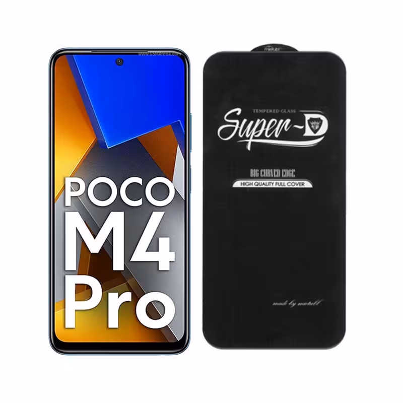 گلس گوشی شیائومی Xiaomi Poco M4 Pro مدل Super-D