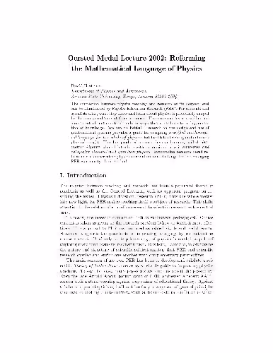 خرید و دانلود نسخه کامل کتاب Reforming the math language of physics (geometric algebra) (Oersted medal lecture)