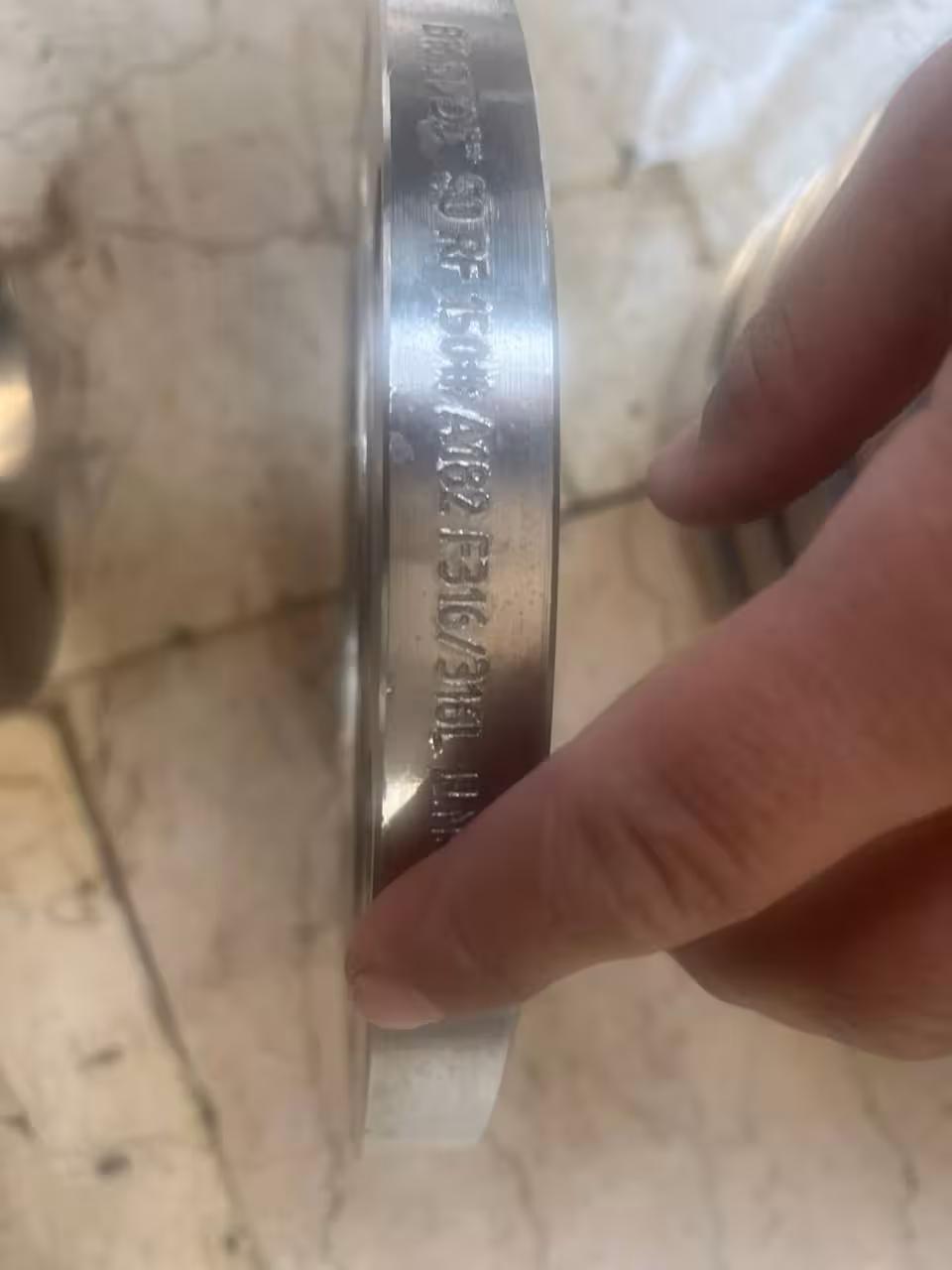 فلنج اسلیپ ان5 اینج کلاس 150 ریس فیس SS316 ایرانی