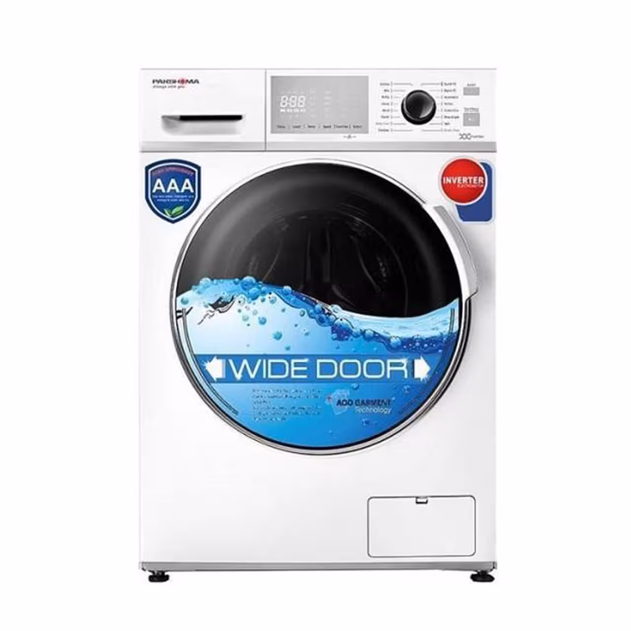 ماشین لباسشویی پاکشوما مدل WFI - 83437 WT ظرفیت 8 کیلوگرم