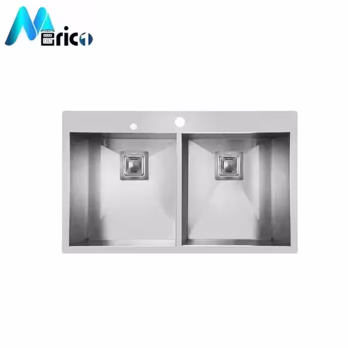 سینک اخوان کد 334 توکار دو لگنه