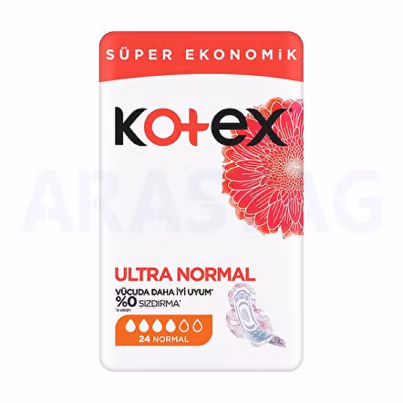 نوار بهداشتی کوتکس نرمال مدل ULTRA تعداد 24 عددی